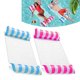 thumbnail image 1 of Flotador para piscina, 2 piezas, 4 en 1, hamaca flotante inflable, hamaca de agua portátil para playa, fiesta, vacaciones, 1 of 5