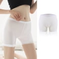thumbnail image 2 of Compression Shorts - High Waisted Women Mesh Body Shorts - Under Dress Shapewear Shorts, No Chub Rub White XL, 2 of 5