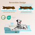 thumbnail image 4 of Orthopedic XL Dog Beds, Waterproof Memory Foam Dog Bed for Extra Large Dogs, Non-Slip Bottom and Egg-Crate Foam Big Dog Couch Bed with Washable Removable Cover,Turquoise Blue, 4 of 17