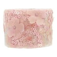 thumbnail image 3 of 1 Roll Floral Voile Ribbon Bowknot DIY Embroidered Sequin Webbing Ribbon, 3 of 8
