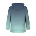 thumbnail image 3 of Womens Zip Up Hoodies, Long Sleeve Pullover for Women Plus Size Fashion Ombre Tie Dye Full Zip Drawstring Hooded Sweatshirts with Pockets, 3 of 5
