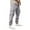 A-GY188, variant on Loose Fit Men's Cargo Pants With Side Pockets Elastic Drawstring Waist Solid Color Straight Leg Pants Stylish Trousers