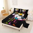 thumbnail image 2 of Erosebridal Watercolor Ice Cream Football Kids Full Size Sheets,Soccer Sport Games Ball Lover Bed Sheets 4 Pieces, 2 of 6