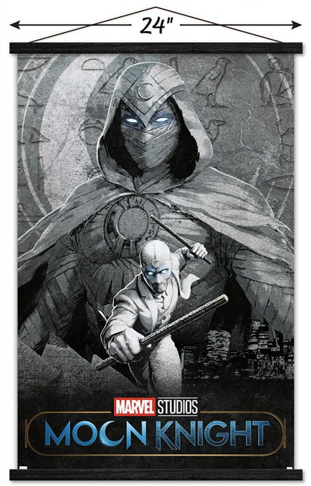 Marvel Moon Knight - Teaser Wall Poster with Magnetic Frame, 22.375" x 34"