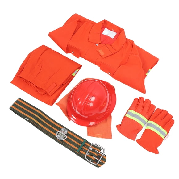 Fireproof Training Coverall, Flame FR Coverall with High Visibility, Safety Suit for Men and Women, Class 3, Yellow Black Long XL