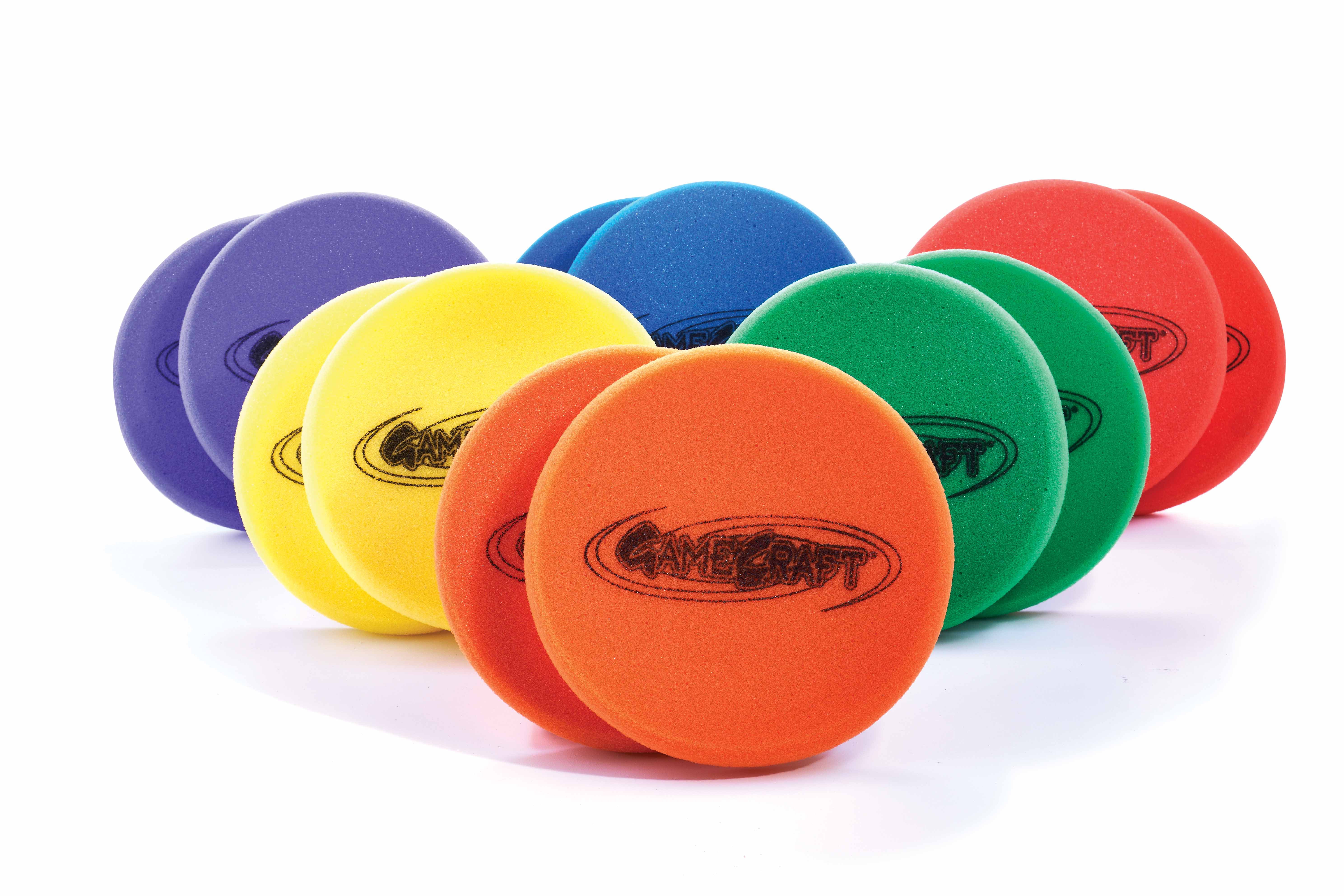GameCraft® 9 in. Uncoated Foam Flying Discs, 12Pack