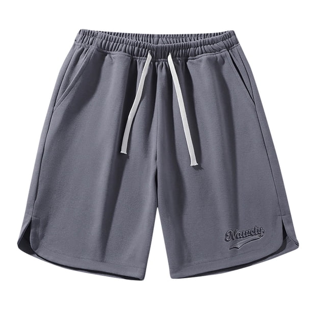 Pantalones Cortos Deportivos de los Hombres con Cordón de Bolsillo Cintura Elástica, Ligero Y Cómodo Pantalones Cortos de los Hombres Casual
