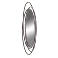 thumbnail image 6 of DecMode Gray Modern Metal Wall Mirror with Overlapping Rings Frame, 42"W x 40"H, 6 of 13