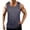 Navy, variant on Men's Athletic Tank Tops, Crew Neck Solid Color Pullover Sleeveless Basic Undershirts Dark Gray Size XL