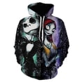 thumbnail image 1 of Sudaderas con capucha de Halloween para hombres y mujeres, sudaderas con estampado 3D de pesadilla antes de Navidad, sudaderas de gran tamaño, chándales para niños, moda, nuevo, 1 of 4