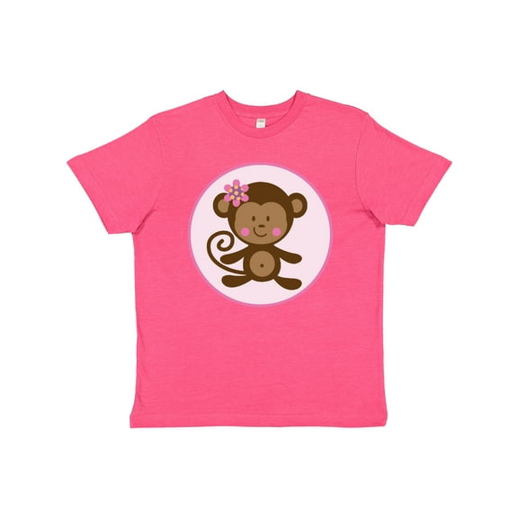 Inktastic Monkey Girl Youth T-Shirt