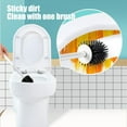 thumbnail image 4 of Juego de escobilla de baño con almohadilla de tierra de diatomeas absorbente y de secado rápido con clip de limpieza Compartimento de almacenamiento ventilado para montaje en pared opcional Akmoler, 4 of 9