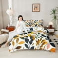 thumbnail image 4 of Homewish Teenagers Tree Leaves 3 Pieces Queen Comforter Set,Retro Vintage Aesthetic Ultra Soft Bedding Sets,Botanical Planst Bedding Comforter Set Breathable,Luxury Bedroom Decor,Reversible, 4 of 8