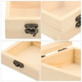 thumbnail image 4 of Bracelet Holder Flower Boxes for Arrangements Wooden Storage Unfinished Bins with Lid Glass Bride 8 Pcs, 4 of 6