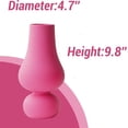 thumbnail image 4 of BLOFLO Hot Pink Ceramic Vase, Colorful Ceramic Vase, Modern Dried Flower Vases, Pink Round Vase for Centerpieces Wedding Dinner Table Party Office, Housewarming Gift (2 Layers Pink), 4 of 9