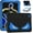 Black+Blue, variant on REQO Compatible with Samsung Galaxy Tab A9 Plus 11 inch 2023 Case: with Shockproof Rugged Hybrid Protective with Kickstand
