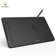 XP-PEN Deco01 Drawing Pen Tablet Digital Graphics Drawing Tablet with Battery-free Stylus and 8 Shortcut Keys 8192 Levels Pressure 10x6.25 Inch