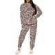 thumbnail image 1 of Conjunto de Pijama para Mujer Shendy Vendy Manga Larga Cuello Redondo con Estampado Transpirable, 1 of 5