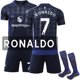thumbnail image 1 of Man Utd 2024-25 Away Kit for Kids with Ronaldo Number 7 Soccer Jersey, 1 of 2