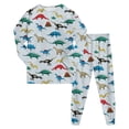thumbnail image 3 of Xudanell Kids & Toddler Boys Pajamas 2 Piece Pjs Set 100% Cotton Sleepwear Dark Gray,Size 4-5 Years, 3 of 8