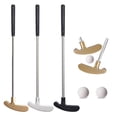 thumbnail image 7 of AQGT 1 Set Mini Golf Putter Club with 2 Golf Balls TPR Grip Right Left Handed Stainless Steel Golf Club Kids Adults Table Game Golf Putter Training, 7 of 7