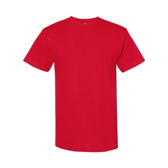 American Apparel B10027186 Heavyweight Cotton T-Shirt, Red - Extra Large