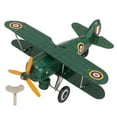 thumbnail image 2 of Wind Up Airplane, Retro Style Vintage Airplane Toy  For Kids For Christmas Tree, 2 of 8