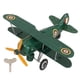 thumbnail image 2 of Avión De Cuerda, Juguete De Avión Vintage De Hojalata De Estilo Retro Hecho A Mano Para Escritorio, 2 of 7
