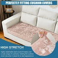 thumbnail image 6 of Lapalife Crushed Velvet Sectional Sofa Cover, Anti-Slip Couch Cover for Sectional Sofa L Shape Sectional Couch Covers for 3 Cushion Couch Sofa, 6 of 7