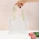 thumbnail image 4 of Unique Bargains 1 Pc Bolsa de Regalo Reutilizable Duradera Ligera con Asa Beige, Transparente Pequeña, 4 of 5