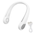 thumbnail image 1 of Portable Neck Fan Hands Free 3 Gear Adjustable USB Rechargeable Cooling Hanging Fan Quiet Neck Cooler for Outdoor Sports, 1 of 5