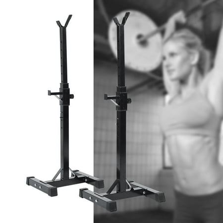 VBESTLIFE Adjustable Barbell Stand Multifunction Squat Rack Home Gym Weight Lifting Press Barbell
