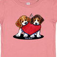thumbnail image 4 of Inktastic Beagle Heartfelt Duo Boys or Girls Baby T-Shirt, 4 of 5