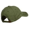 thumbnail image 4 of Maine State Moose Embroidered Washed Dyed Cap - Olive Green OSFM, 4 of 5