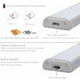 thumbnail image 5 of Luz LED inalámbrica con sensor de movimiento, recargable por USB, magnética, 2 modos, portátil, para armario y emergencia, para seguridad nocturna de niños, 5 of 5