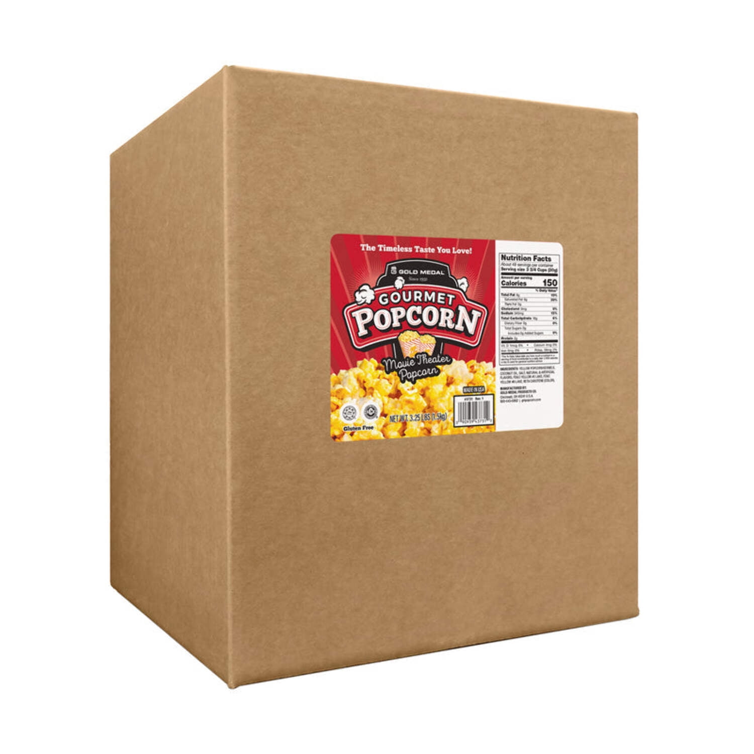 Gold Medal Old Fashioned Caramel Corn Gourmet Popcorn (18 Pound Bulk)