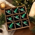 thumbnail image 4 of Christmas Ball Ornaments Flocked 8cm Velvet Christmas Tree Decorations Plastic Hanging Baubles Matte Holiday Ornament Window Display Party Decor Winter Home Decoration, 4 of 7