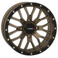 System 3 ST3 Bronze 18" Wheels 35" XM310 Tires Polaris RZR XP 1000