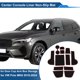 thumbnail image 2 of Alfombrilla antideslizante para automóvil para VW Polo MK6 2018-2024, alfombrilla de almacenamiento antideslizante de PVC para el compartimento de la puerta, 12 Pcs en rojo, 2 of 6