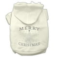 thumbnail image 5 of Christmas Pet Dog  Cat Hoodie Screen Printed, "Shimmer Christmas Tree", 5 of 11