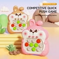thumbnail image 4 of Light Up Pop Fidgety Sensory Toys Handheld Game, Push Bubble Pop Puzzle Game Machine-week, 4 of 4
