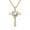 02. Heart Cross-14K Gold Plated, variant on Suplight Cross Necklace for Women, Shiny Synthetic Diamond Crystal Heart Cross Pendant Necklace, Hypoallergenic Jewelry Gift for Wife Girlfriend Birthday Anniversary Valentines
