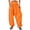 SGY013_Orange, variant on Elastic Waist Pants For Women, Womens High Waist Wide Leg Pants Casual Palazzo Pants Beach Loose Baggy Harem Pants With Pockets Orange