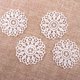 thumbnail image 4 of Cinta de encaje bordada para costura, embellecedor de red de Color blanco hermoso, decoración de boda DIY, 45mm, 4 of 4