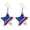 Blue-1B, variant on karymi Patriotic Flag Drop Earrings 3x1.5 Inch Red White Blue Alloy Pendant Dangle Earrings for Women 4th of July Independence Day Jewelry Gift Party Accessories Home Decor