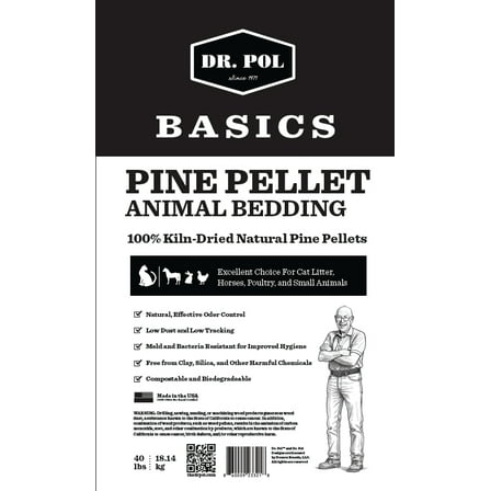 Dr. Pol Pine Pellets for Animal Bedding and Cat Litter, 40 lbs