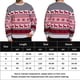 thumbnail image 2 of Suéter Hombres Jerseys básicos Cuello redondo Copo de nieve Elk Patrón Traje de vacaciones (Blanco XL) Kuymtek Blanco T XL para Hombre, 2 of 6