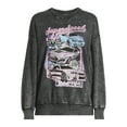 thumbnail image 5 of Self Esteem Juniors Washed Graphic Crewneck Sweatshirt, Sizes S-XL, 5 of 5