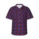 thumbnail image 1 of Balery Blackberries Camisas hawaianas de manga corta para hombre, camisas playeras de corte holgado, camisas de vacaciones con botones,XX-Large, 1 of 7