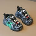 thumbnail image 4 of Espadrilles Enfants Mickey mouse Printemps Automne Garçons Chaussures Papa Boutons Pivotants Fille Chaussures Décontractées Semelle Souple Bébé Disney Chaussures Tout-Petits, 4 of 5